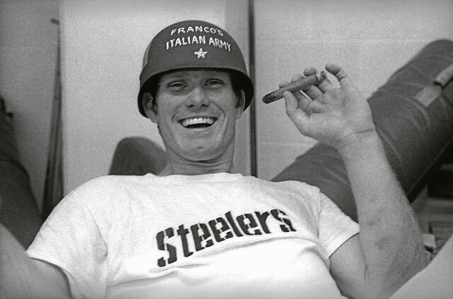Terry Bradshaw, quarterback of the Pittsburgh Steelers, on Dec. 5, 1972.