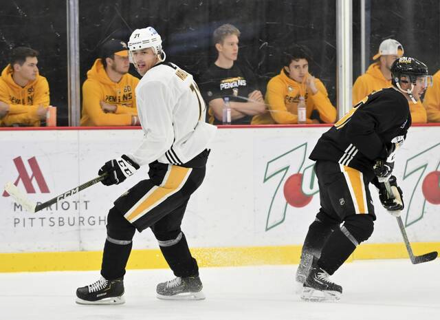 Forwards Evgeni Malkin, Sidney Crosby and the Penguins are scheduled to report to training camp Wednesday.