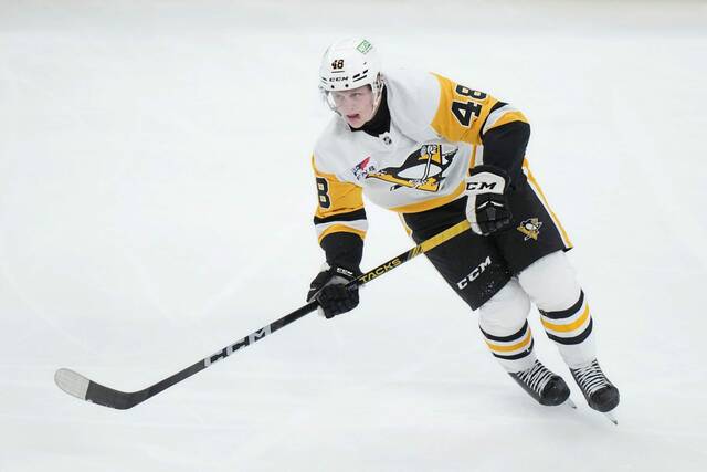 In 52 games this season, Penguins rookie forward Valtteri Puustinen had 20 points (five goals, 15 assists).
