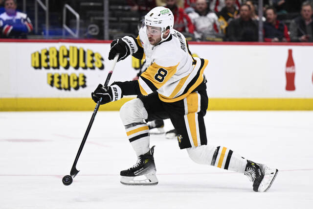The Penguins acquired forward Michael Bunting in a trade on March 7.