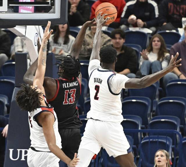 Duquesne’s David Dixon has 31 blocks this season.