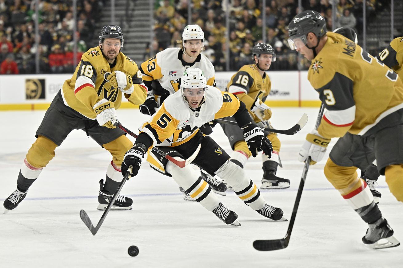 Pittsburgh Penguins v Vegas Golden Knights