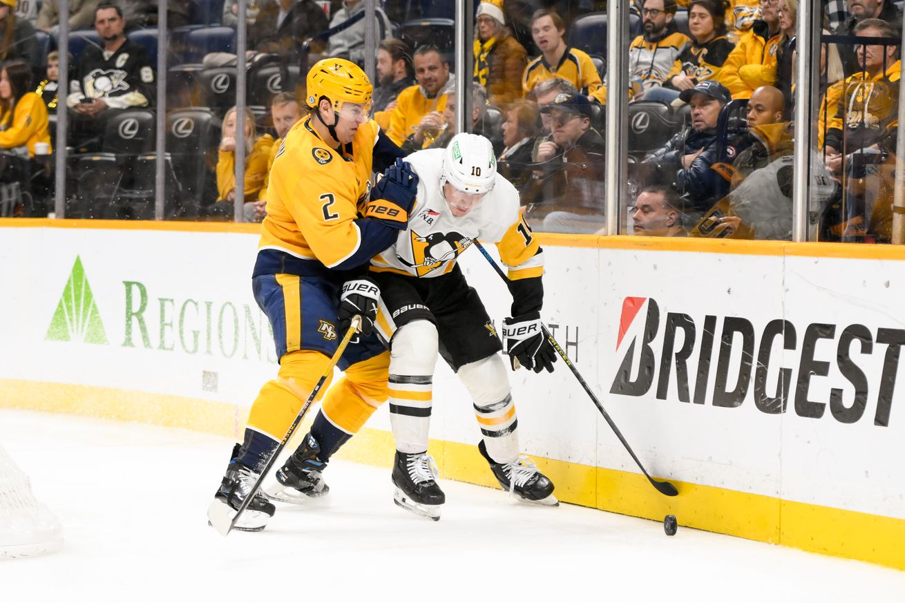 NHL: Pittsburgh Penguins at Nashville Predators