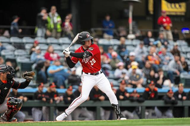 Pirates prospect Jack Brannigan competes for the Altoona Curve during the 2025 season.