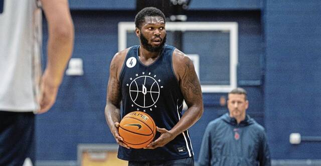 Former Pitt big man John Hugley IV will play his final college season at Duquesne.