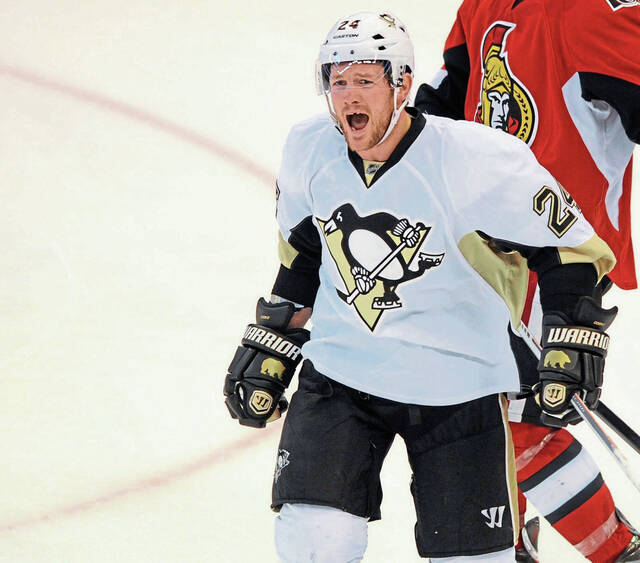 Forward Matt Cooke spent five seasons with the Penguins.