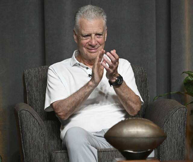 Steelers president Art Rooney II during the announcement of the Hall of Honor class on July 26, 2025 at the Rodgers Center Saint Vincent College.