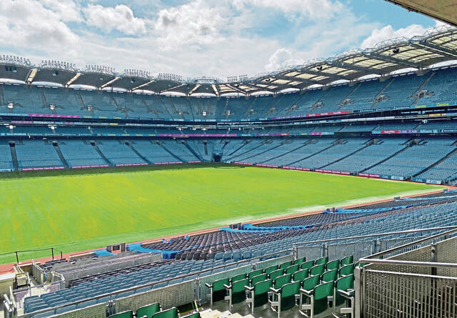 A view from inside Croke Park in Dublin, Ireland. The Steelers played a preseason game in Croke Park in 1997 and return this month for a regular-season game.