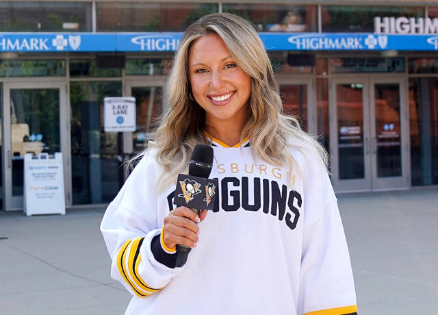 Suzie Cool continues to freelance for KDKA-TV on “Nightly Sports Call” while also working as the Penguins’ in-game host.
