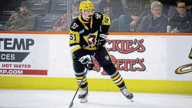 Defenseman Chase Pietila appeared in three games for the Wilkes-Barre/Scranton Penguins last season.