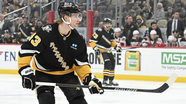 In 28 games with the Penguins last seaosn, forward Danton Heinen scored 11 points (three goals, eight assists).