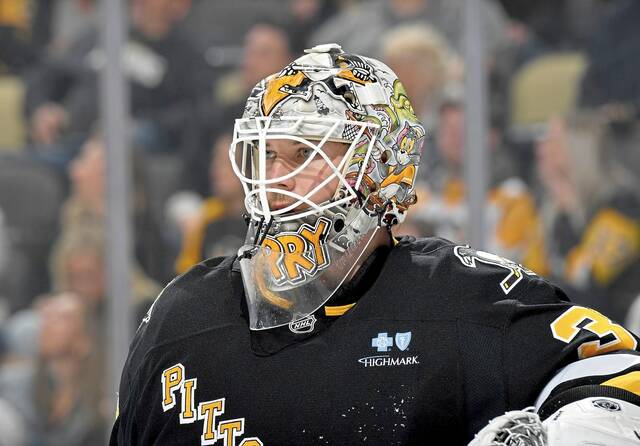 In 36 games last season, Penguins goaltender Tristan Jarry had a 16-12-6 record.