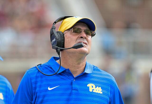 Pitt coach Pat Narduzzi during the second half against Florida State on Oct. 11, 2025, at Doak S. Campbell Stadium.