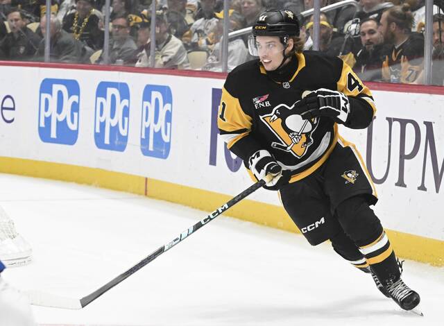 In 11 games this season, Penguins rookie forward Ville Koivunen has two assists.