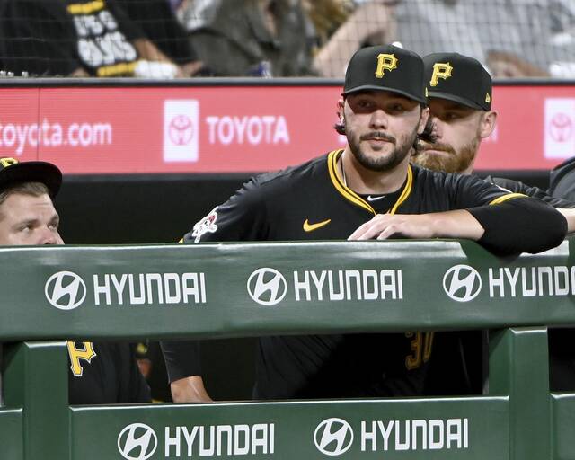 Pirates pitcher Paul Skenes struck out 216 batters this past season.