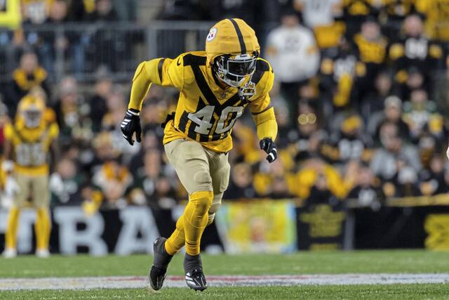 Steelers safety Jabrill Peppers has played almost exclusively on special teams since joining the team. (AP)