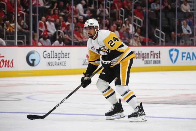 In 11 games this season, Penguins defenseman Matt Dumba has scored three points (one goal, two assists). (Getty images)